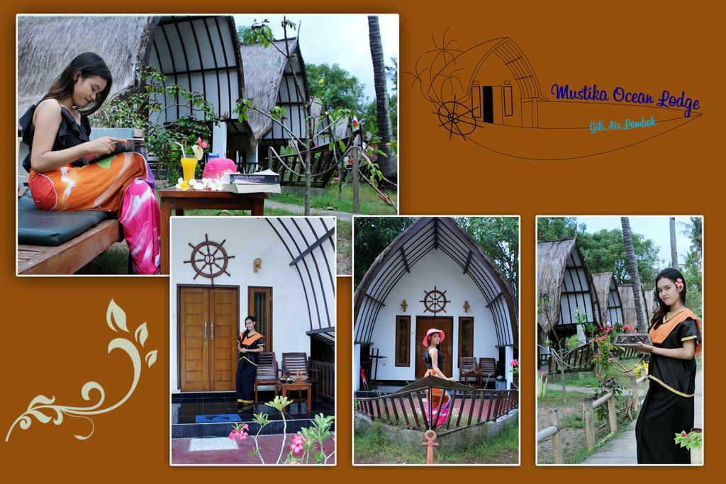 Mustika Ocean Lodge Gili Air Ngoại thất bức ảnh