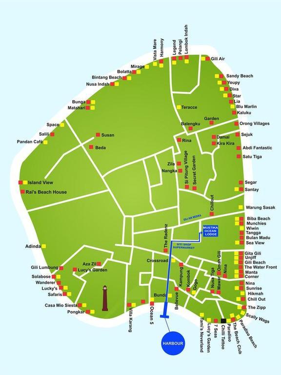 Mustika Ocean Lodge Gili Air Ngoại thất bức ảnh